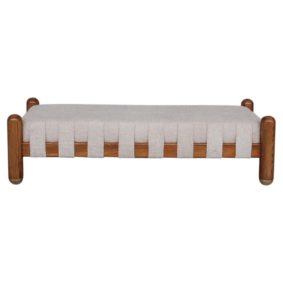 Contemporary Upholstered Italian Day Bed (2 available)