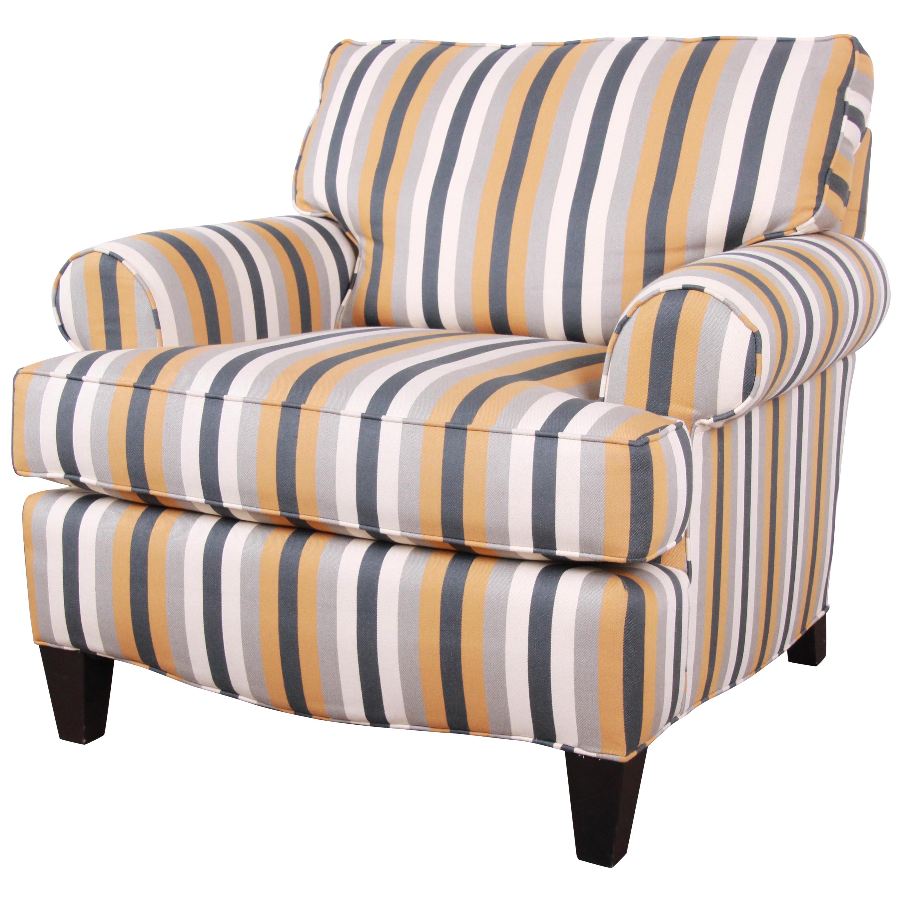 Contemporary Upholstered Lounge Chair by Smith Brothers at 1stDibs