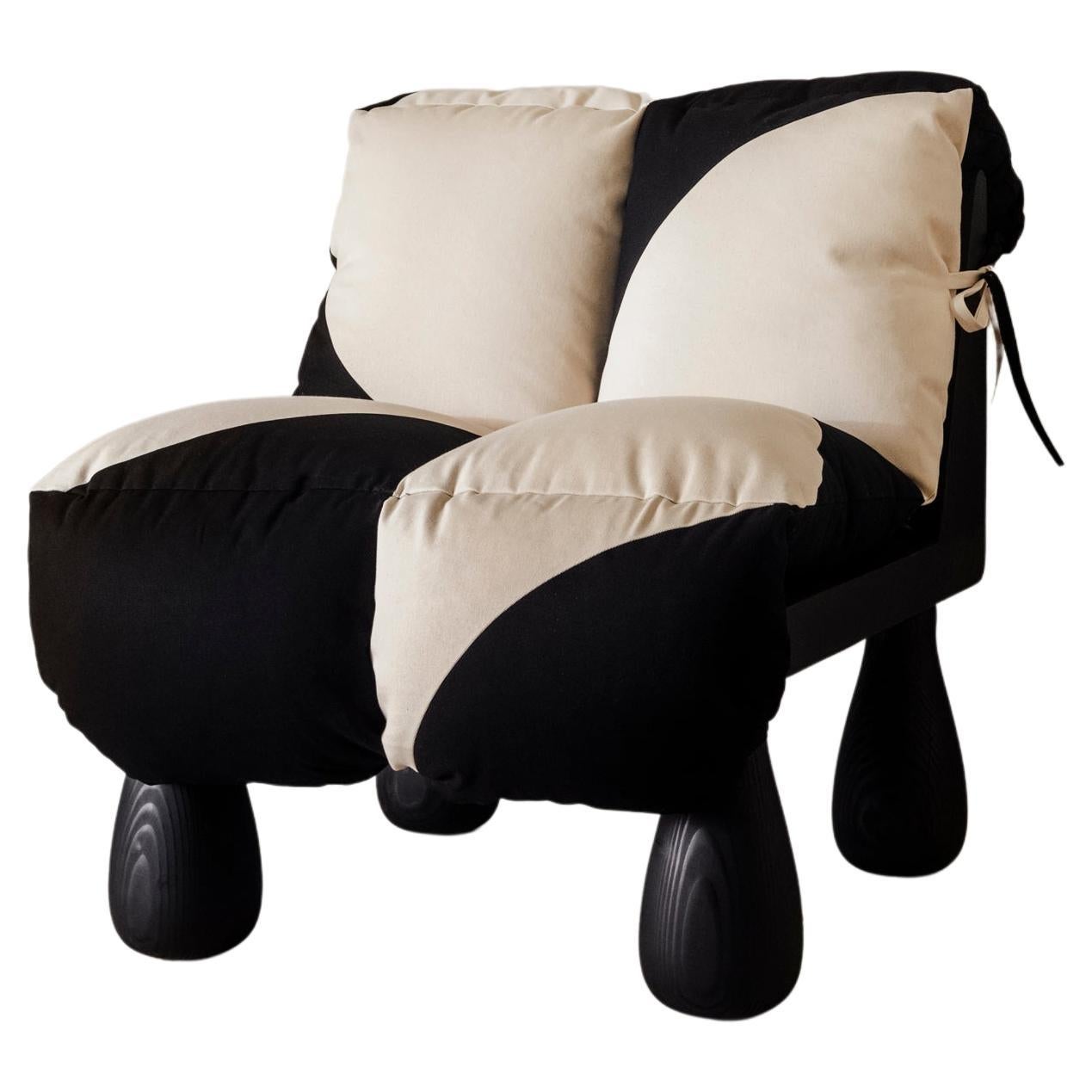 Contemporary Upholstered Nap Chair For Sale