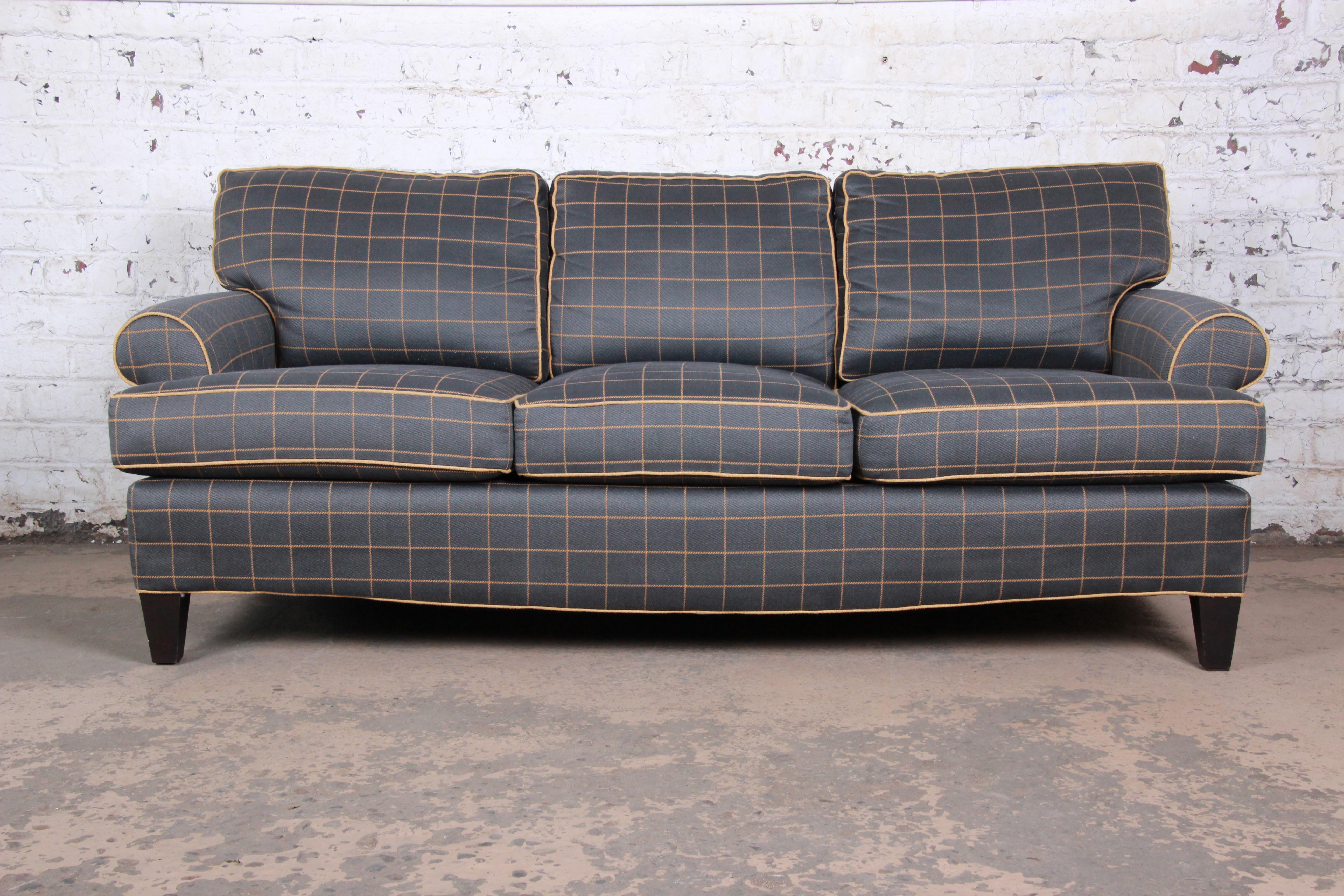 Modern Contemporary Upholstered Sofa by Smith Brothers