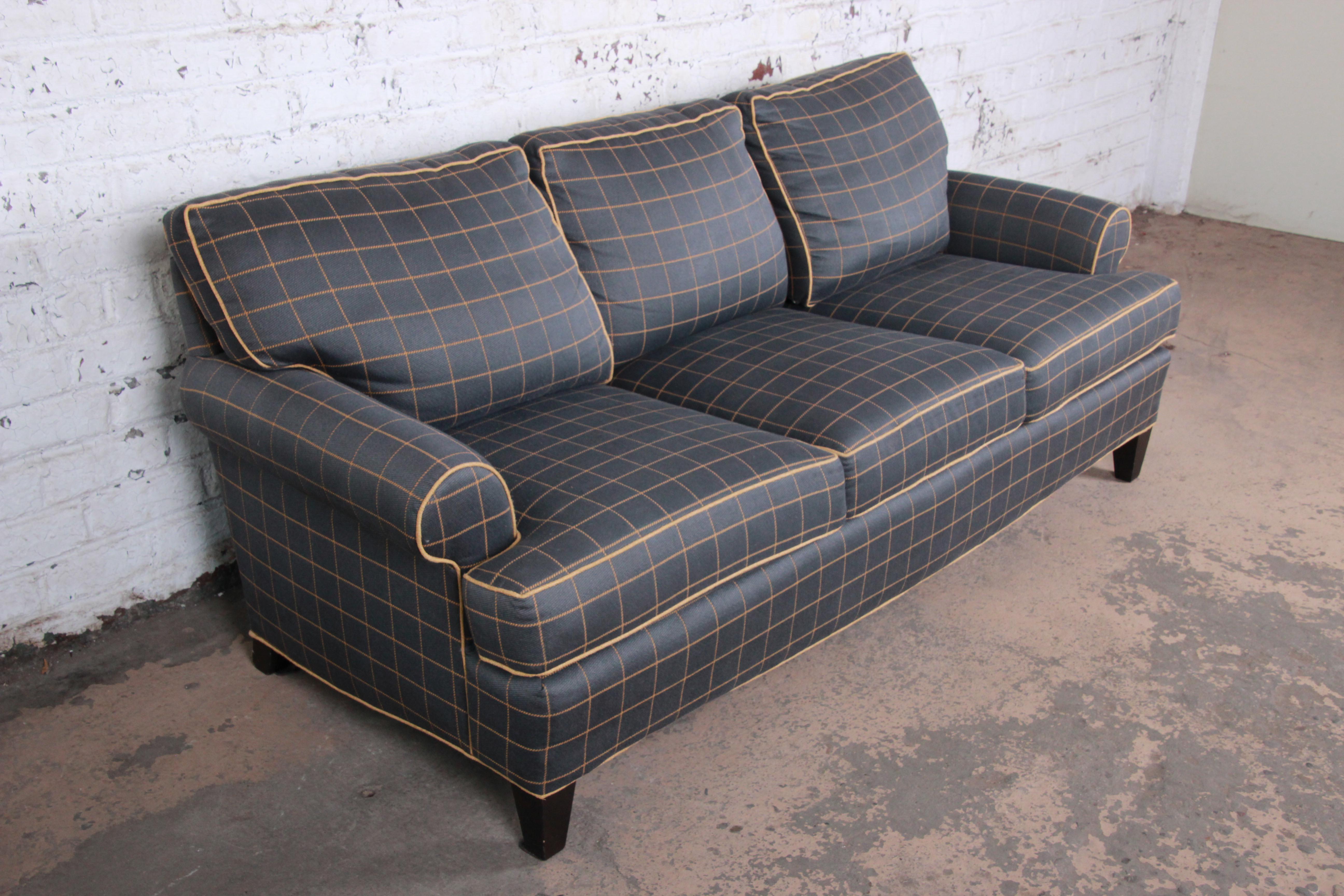 American Contemporary Upholstered Sofa by Smith Brothers