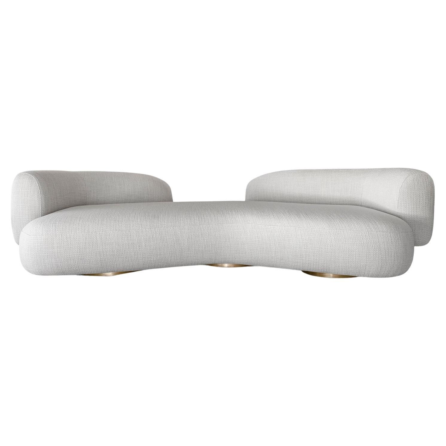 Contemporary Upholstered Sofa - Reverb by Adam Court for OKHA For Sale