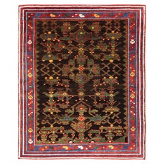 Contemporary Ushak Rug with Seljuk Floral Motifs, Handwoven with Natural Dyes