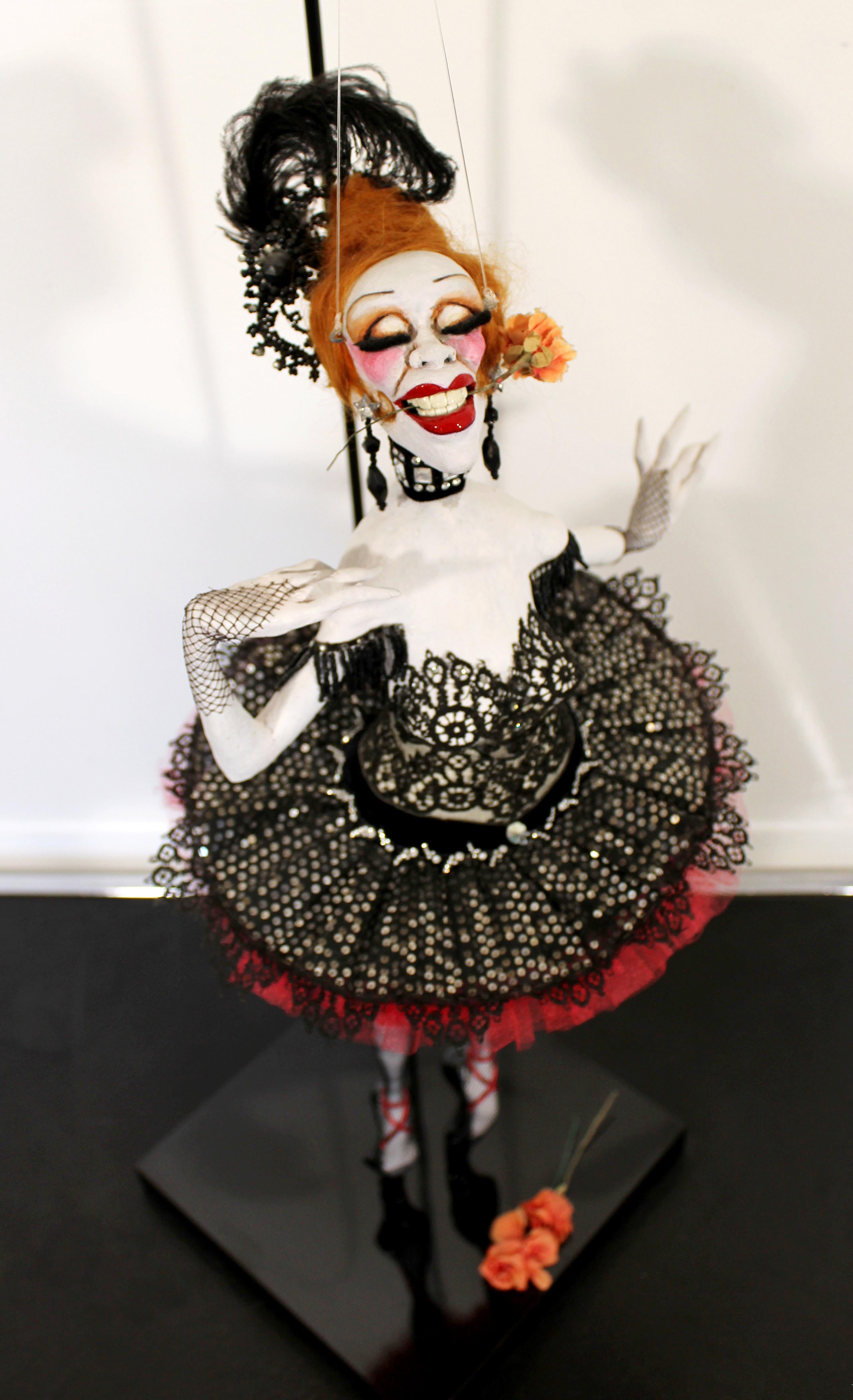 Contemporary Van Craig Ceramic Dancer Marionette Doll Table Sculpture 2