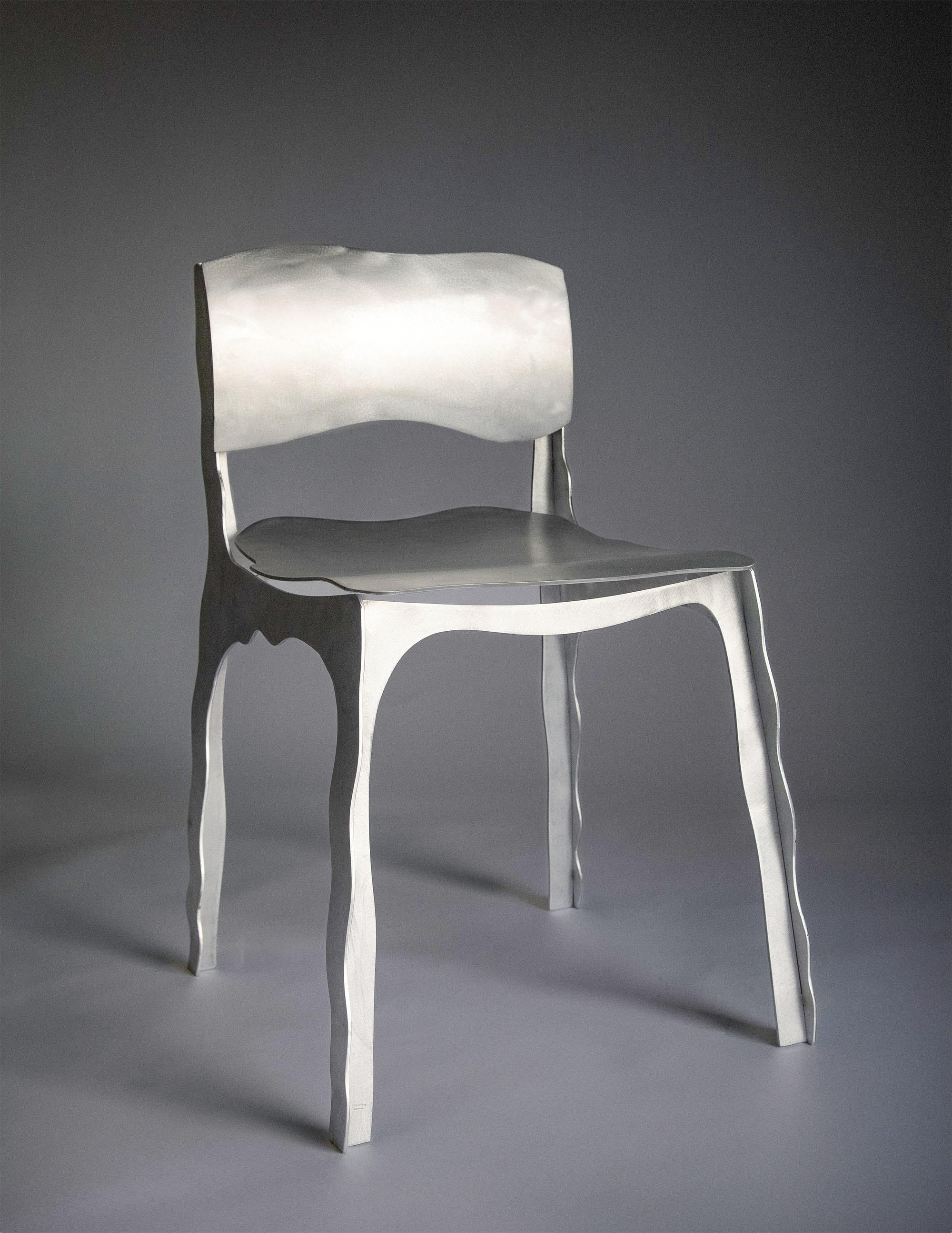 Hand-Crafted Contemporary Vanity Chair (V2) For Sale