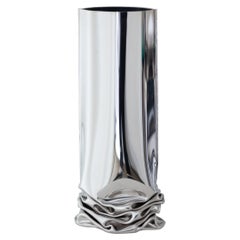 Contemporary Vase, ''Crash Vase'' by Zieta, Medium, Stainless Steel