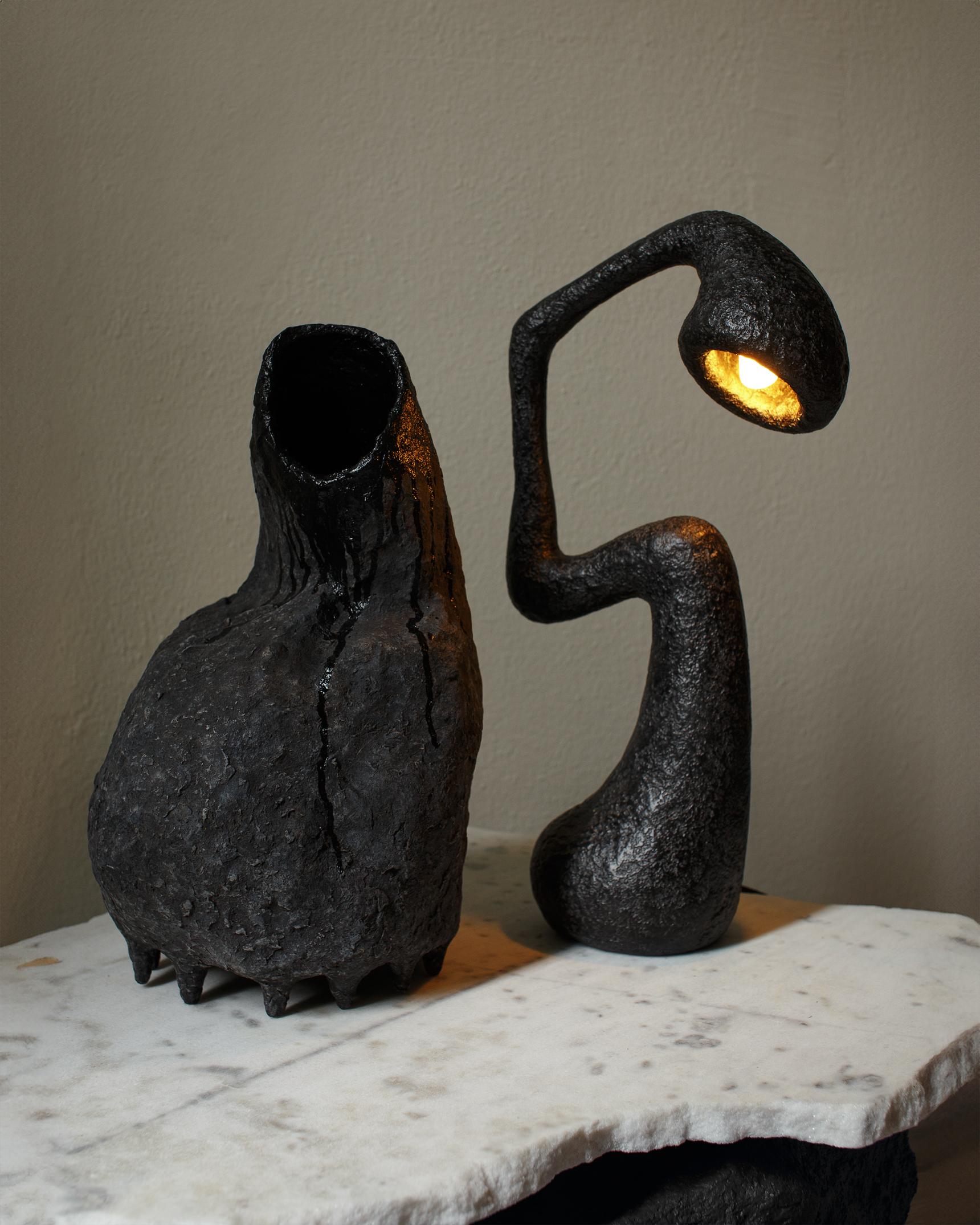 XXI secolo e contemporaneo Vaso contemporaneo ZHIVINKA, design organico bionico, carta riciclata in vendita
