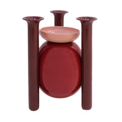 Vases rouges contemporains en céramique Design/One