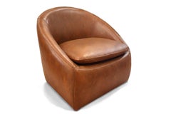 Contemporary Bold Vegan Leather Armchair Quimera