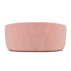 Contemporary Velvet Sofa with High Back and Long Seat