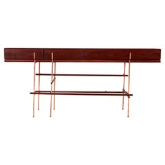 Credenza contemporanea "Verga" del designer brasiliano Gustavo Bittencourt, 2021