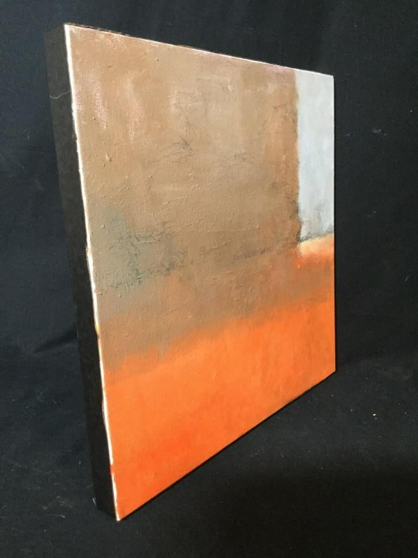 Contemporary Verso Signed Abstract Oil on Canvas In Good Condition For Sale In Sheffield, MA