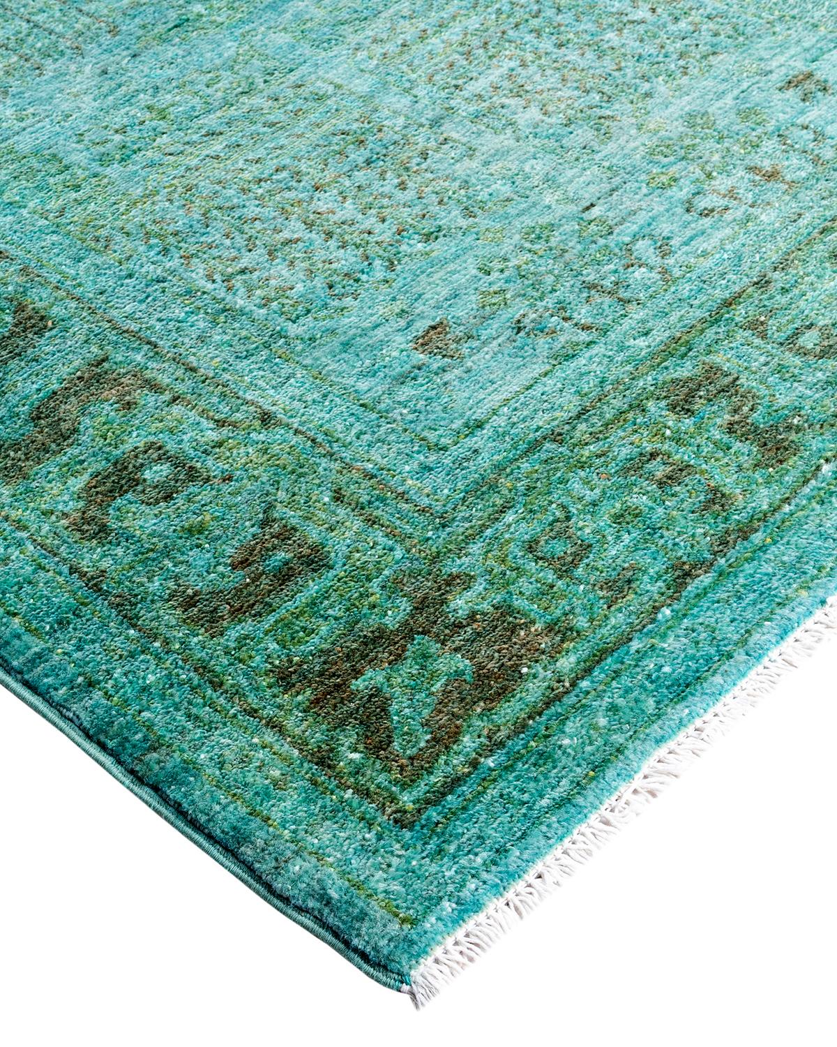 Vibrance rugs epitomize classic with a twist: traditional patterns overdyed in brilliant color. Each hand-knotted rug is washed in a 100%-natural botanical dye that reveals hidden nuances in the designs. These are rugs that transcend trends, and