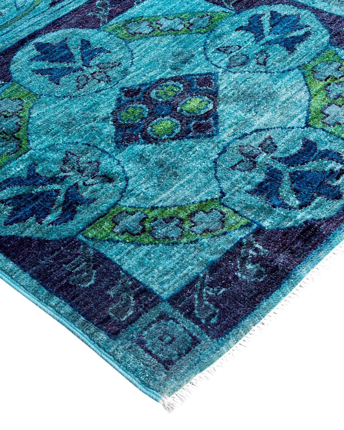 Vibrance rugs epitomize classic with a twist: traditional patterns overdyed in brilliant color. Each hand-knotted rug is washed in a 100%-natural botanical dye that reveals hidden nuances in the designs. These are rugs that transcend trends, and