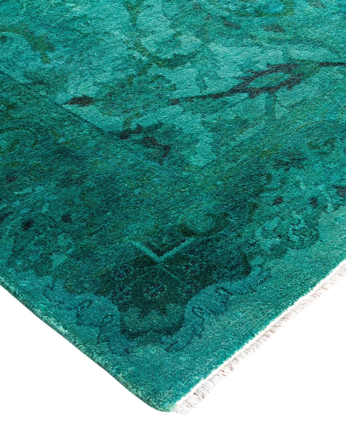 Vibrance rugs epitomize classic with a twist: traditional patterns overdyed in brilliant color. Each hand-knotted rug is washed in a 100%-natural botanical dye that reveals hidden nuances in the designs. These are rugs that transcend trends, and