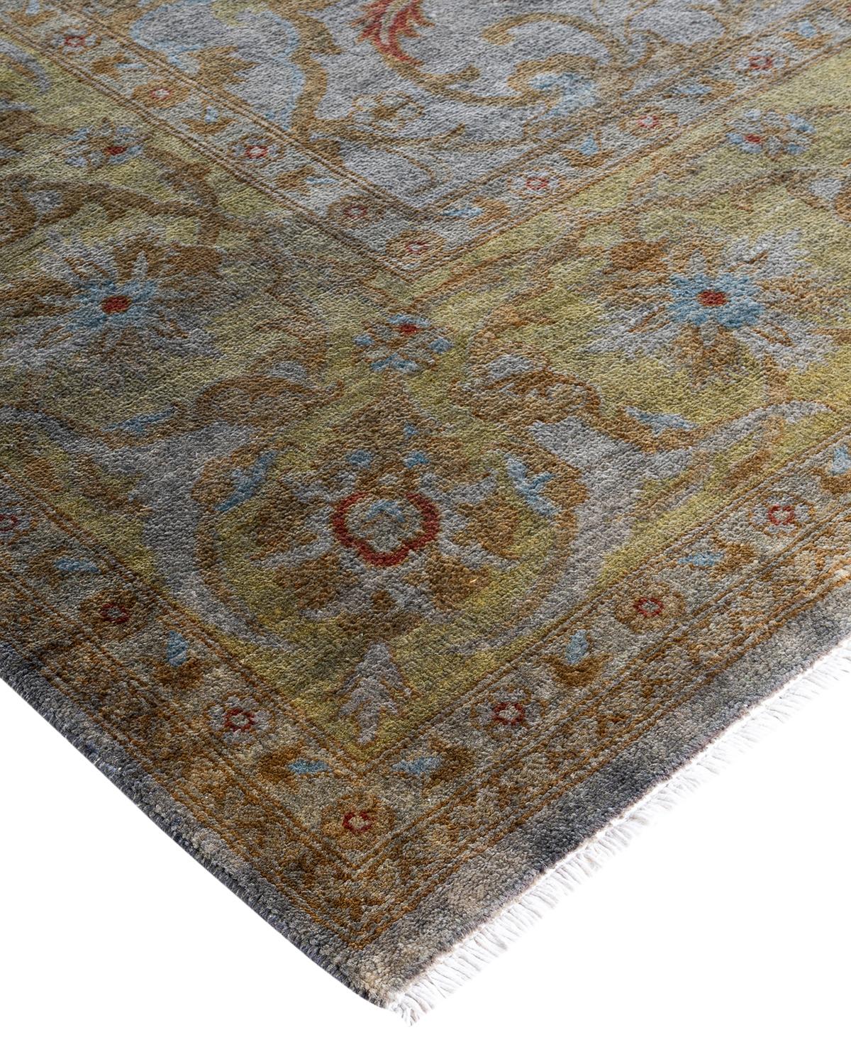Vibrance rugs epitomize classic with a twist: traditional patterns overdyed in brilliant color. Each hand-knotted rug is washed in a 100%-natural botanical dye that reveals hidden nuances in the designs. These are rugs that transcend trends, and
