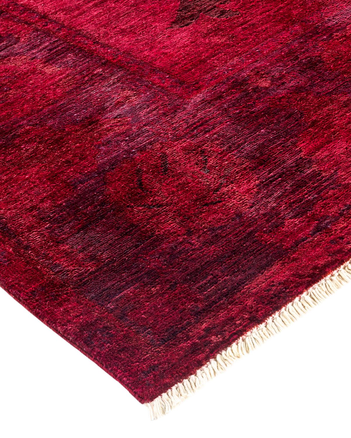 Vibrance rugs epitomize classic with a twist: traditional patterns overdyed in brilliant color. Each hand-knotted rug is washed in a 100%-natural botanical dye that reveals hidden nuances in the designs. These are rugs that transcend trends, and