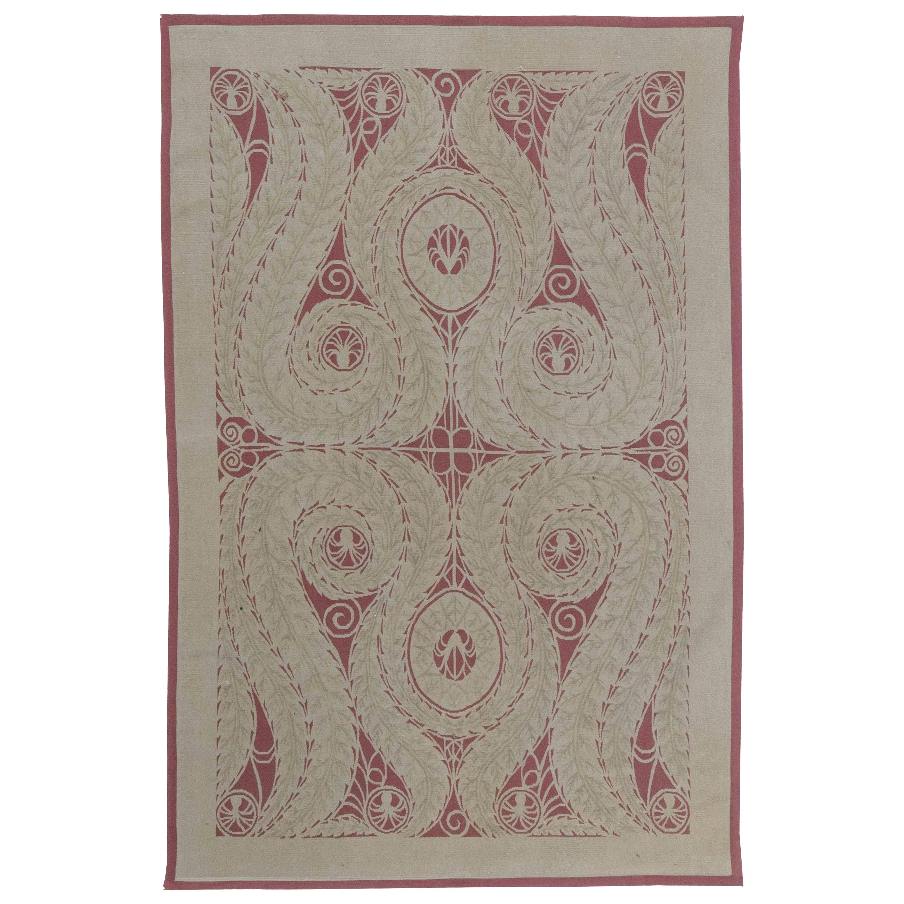 Contemporary Viennese Design Flat Woven Rug by Doris Leslie Blau