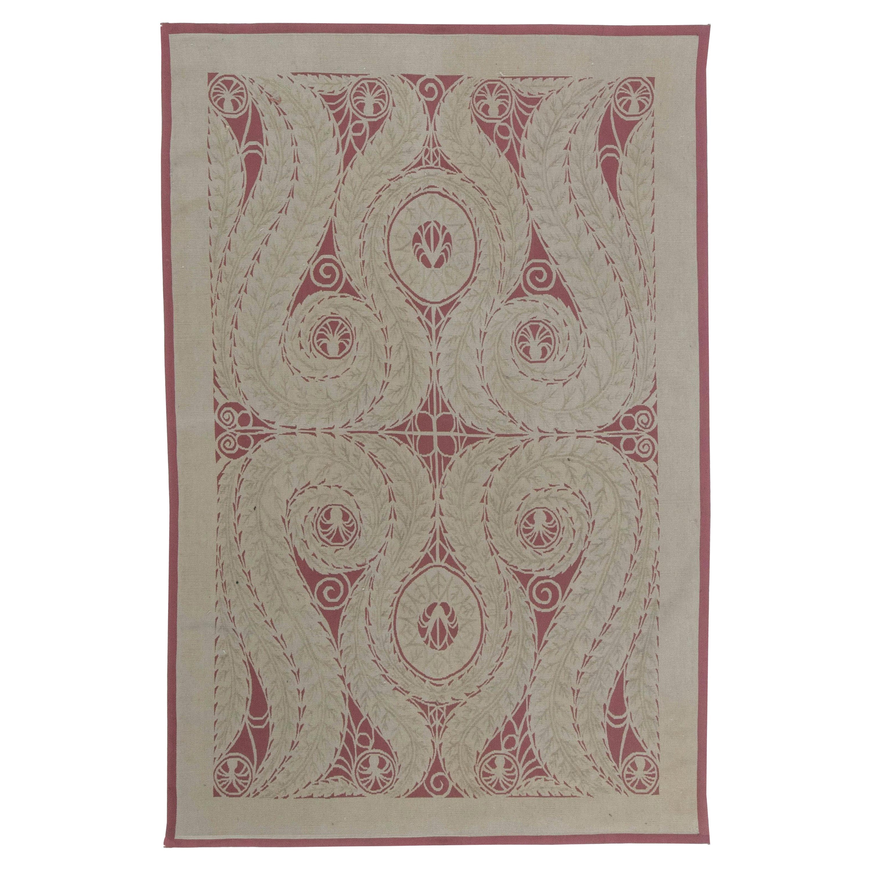Zeitgenössischer Flachgewebe-Teppich im Wiener Design von Doris Leslie Blau