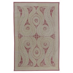 Tapis tissé plat contemporain au design viennois par Doris Leslie Blau