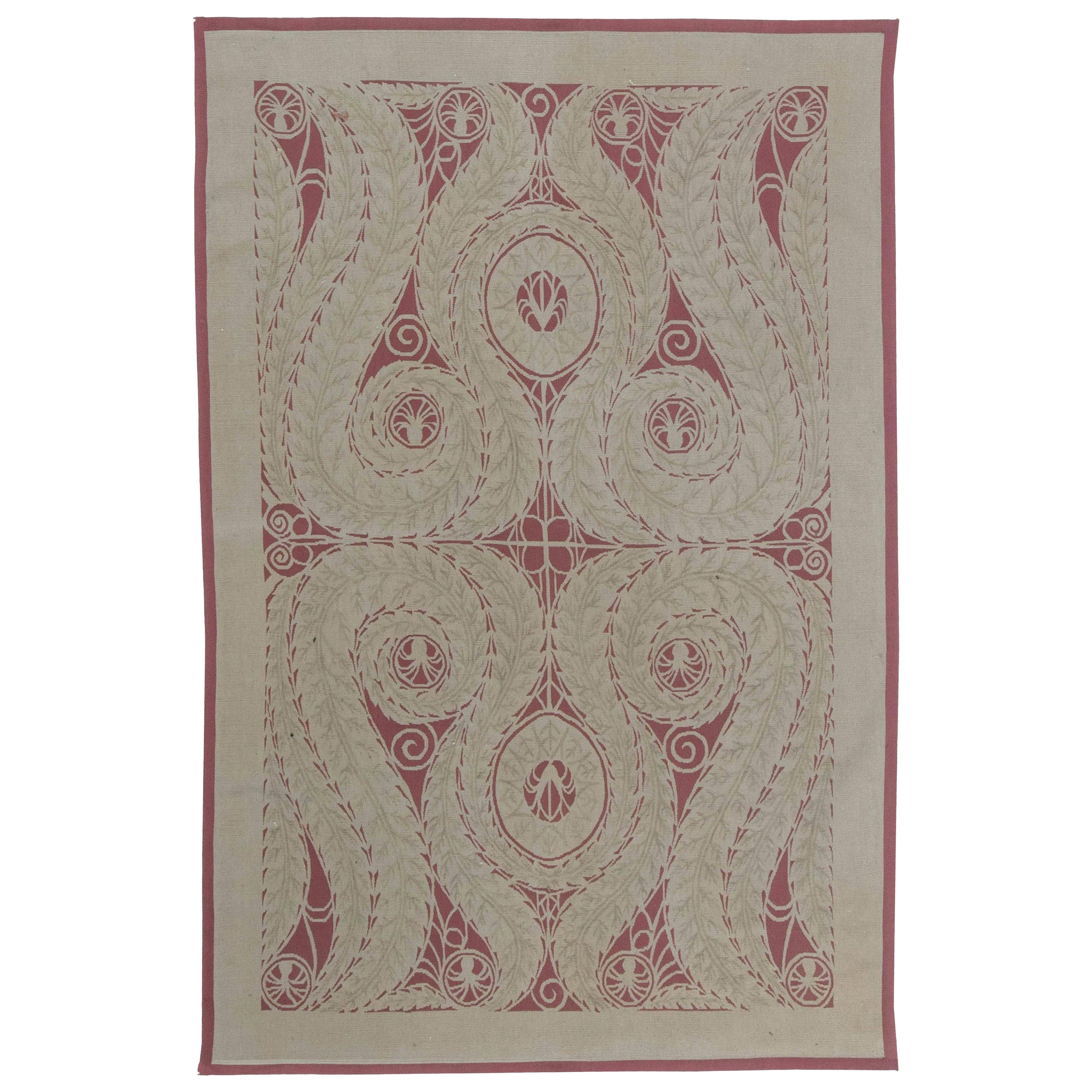 Contemporary Viennese Design Flat Woven Rug by Doris Leslie Blau