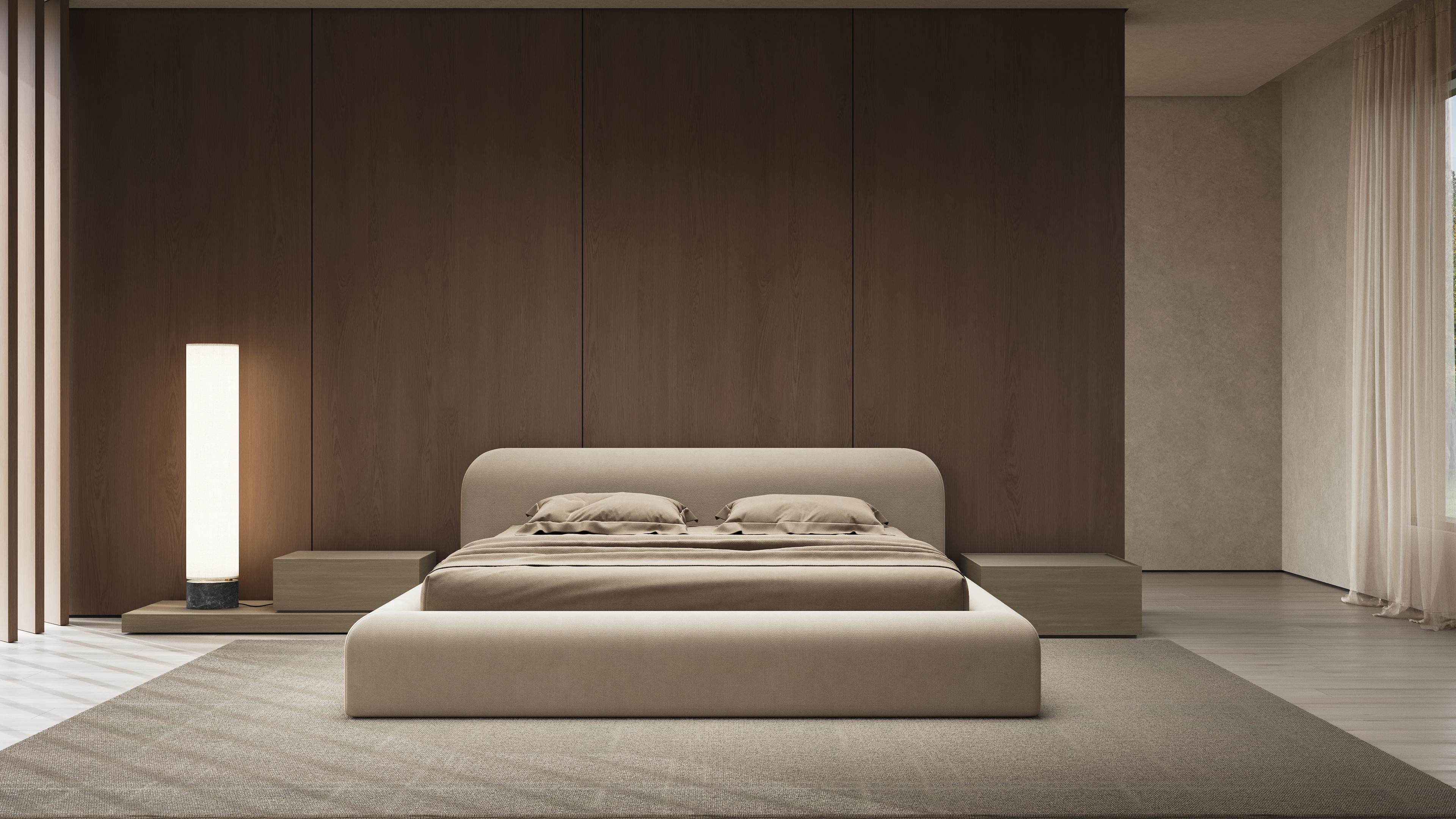 Cama contemporánea 