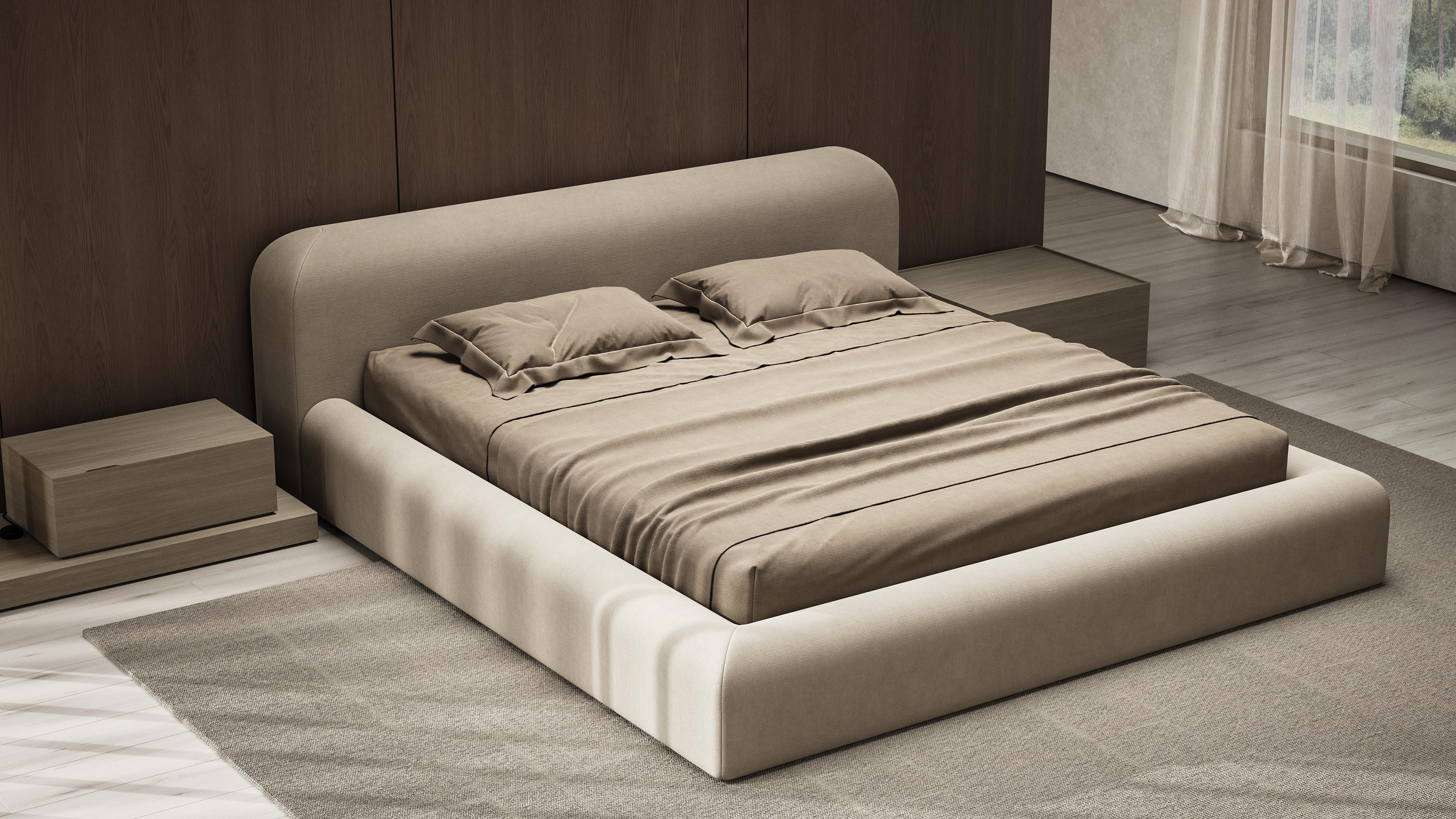 Cama contemporánea 