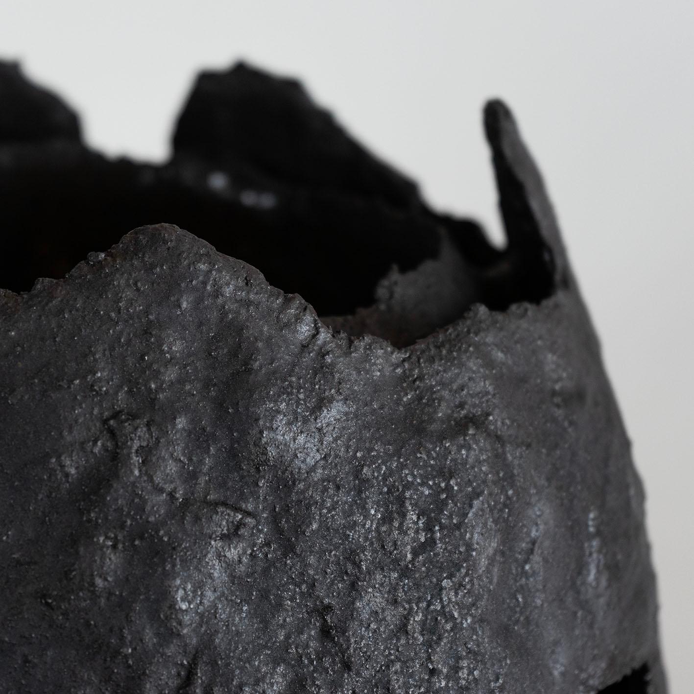 Contemporary Vocanic Clay V-1349 BOBO Series Vessel For Sale 1