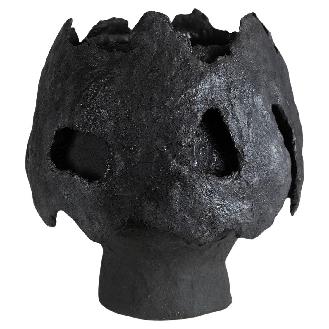 Recipiente contemporáneo de barro cocido V-1349 Serie BOBO