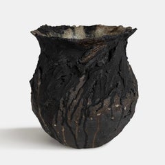 Vaso Vocanic Clay V-1359 Contemporaneo