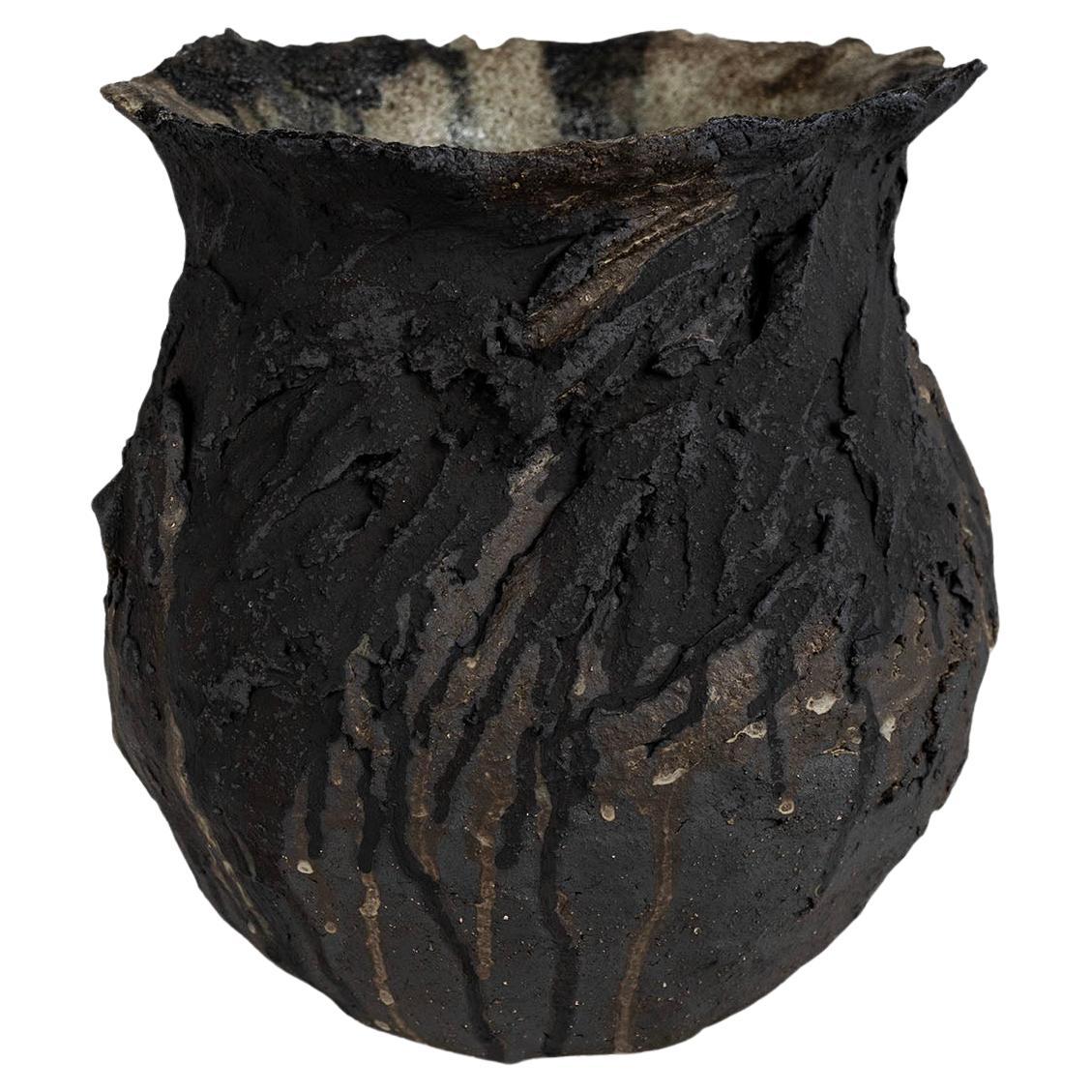 Vaso Vocanic Clay V-1359 Contemporaneo