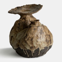 Vaso contemporaneo in argilla Vocanic V-1373 Serie Berbère