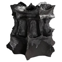 Recipiente Contemporáneo de Arcilla Vocánica Serie V-1387 KUWABATA