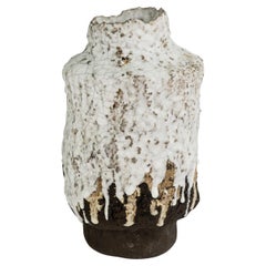 Contemporary Vocanic Clay V-1398 Berbère Series Gefäß
