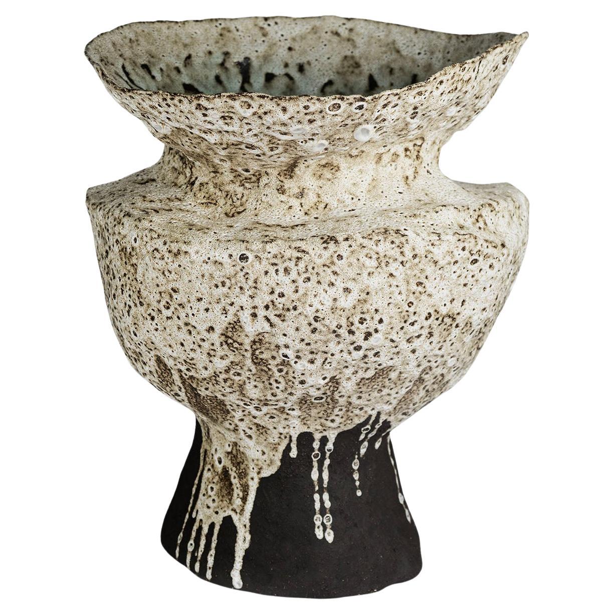 Contemporary Vocanic Clay V-1400 Berbère Series Gefäß
