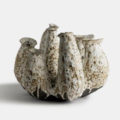 Contemporary Vocanic Clay V-1409 Berbère Series Vessel