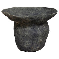 Recipiente contemporáneo de barro cocido W-0920 Serie Berbère