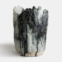 Vaso contemporaneo in argilla vocanica W-1321 della serie Gongkai