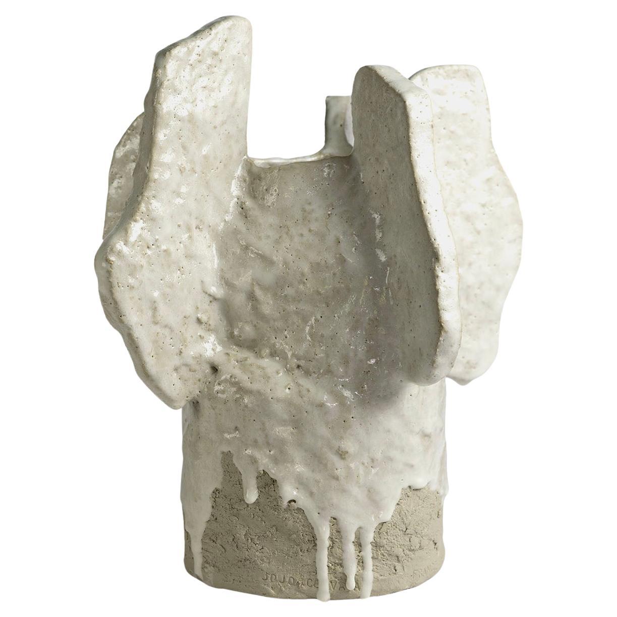 Vaso contemporaneo in argilla vocanica W-1389 della serie Module