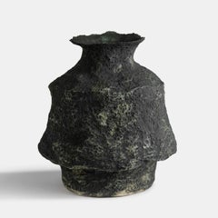 Contemporary Vocanic Clay W-1402 Berbère Series Vessel