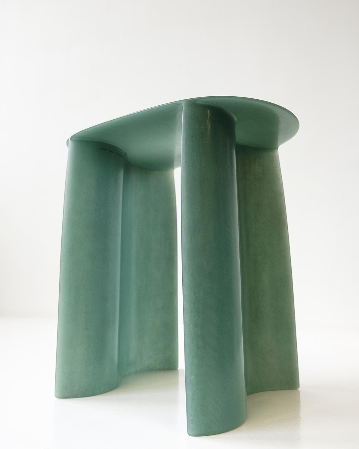 Contemporary Volan Fiberglass, New Wave Side Table, by Lukas Cober In New Condition In 1204, CH