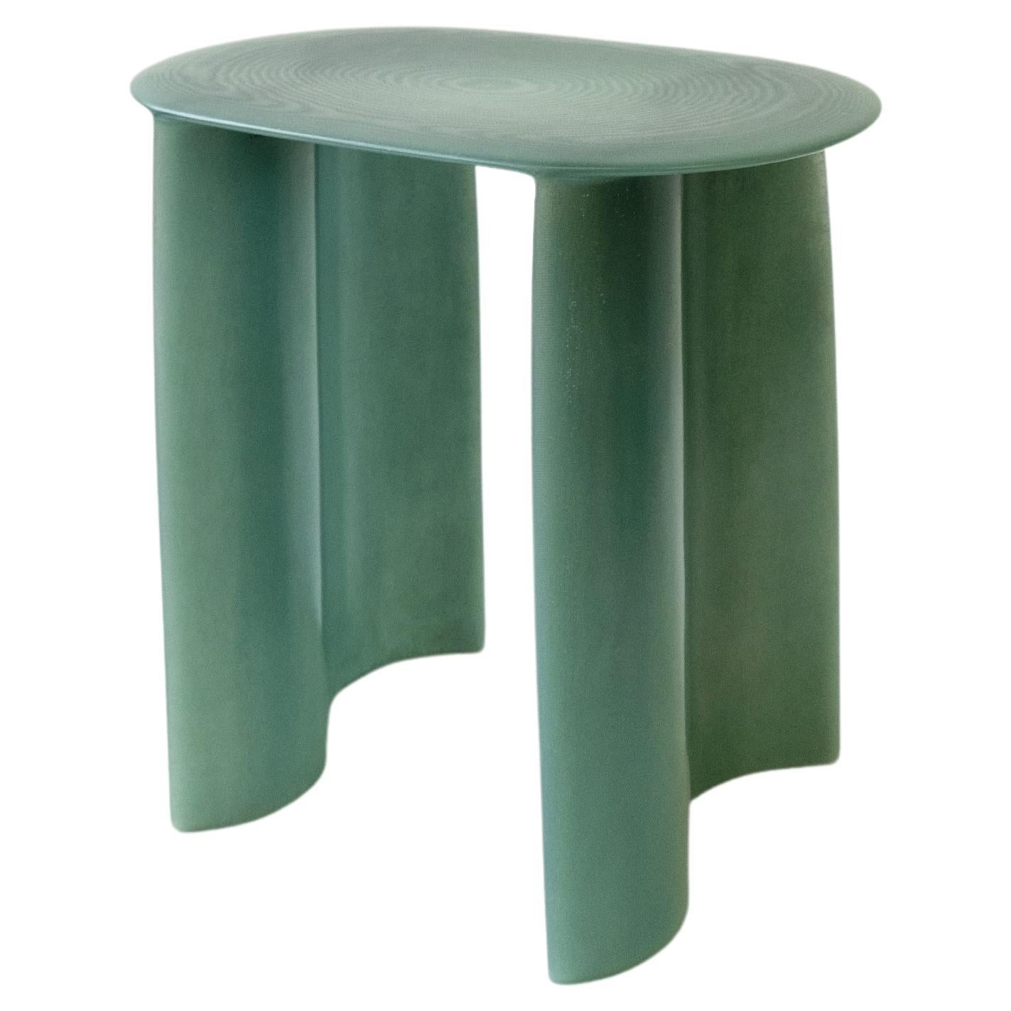 Contemporary Volan Fiberglass, New Wave Side Table, by Lukas Cober For Sale