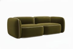 Canapé 2 places contemporain volumineux aux contours arrondis By Carlos Soriano