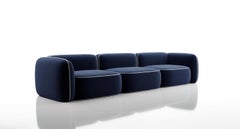 Divano 3 posti voluminoso e contemporaneo dai contorni arrotondati di Carlos Soriano