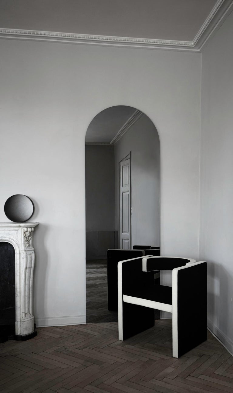 Organic Modern Contemporary Wall and Floor Mirror 'Arc' Medium For Sale