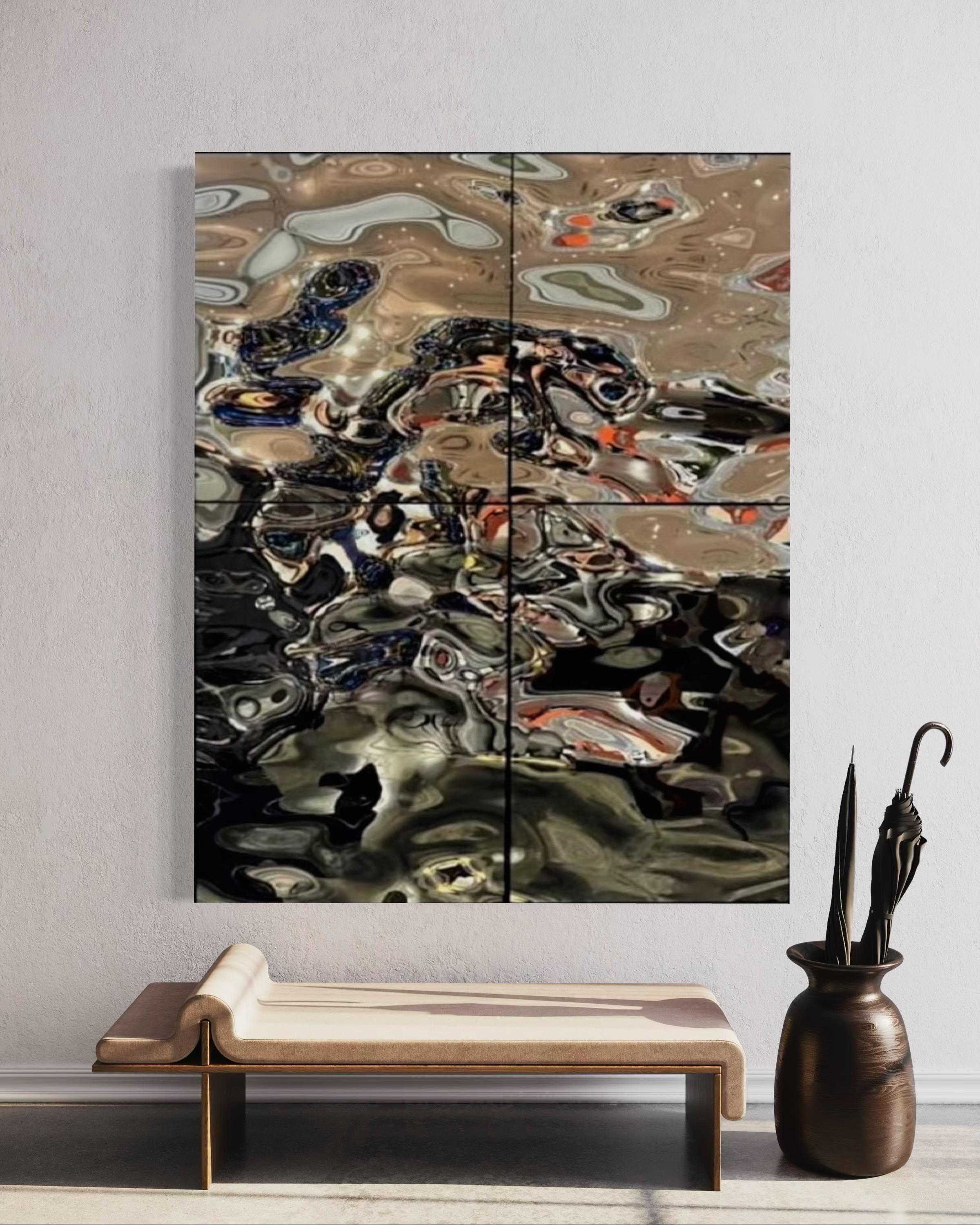 Tauchen Sie Ihren Raum in die fließende Eleganz der Aqua High Wave Kollektion von PlusObject ein - eine modulare Serie von 3D-Glaspaneelen, die jede Oberfläche in ein Statement aus Bewegung und Licht verwandeln. Inspiriert vom dynamischen Fluss des