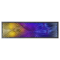 Contemporary Wall Decor Interference 5 Drops Multicolor Mural