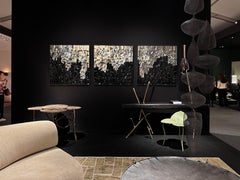 Panel de cerámica decorativo contemporáneo de Clara Graziolino, Italia.