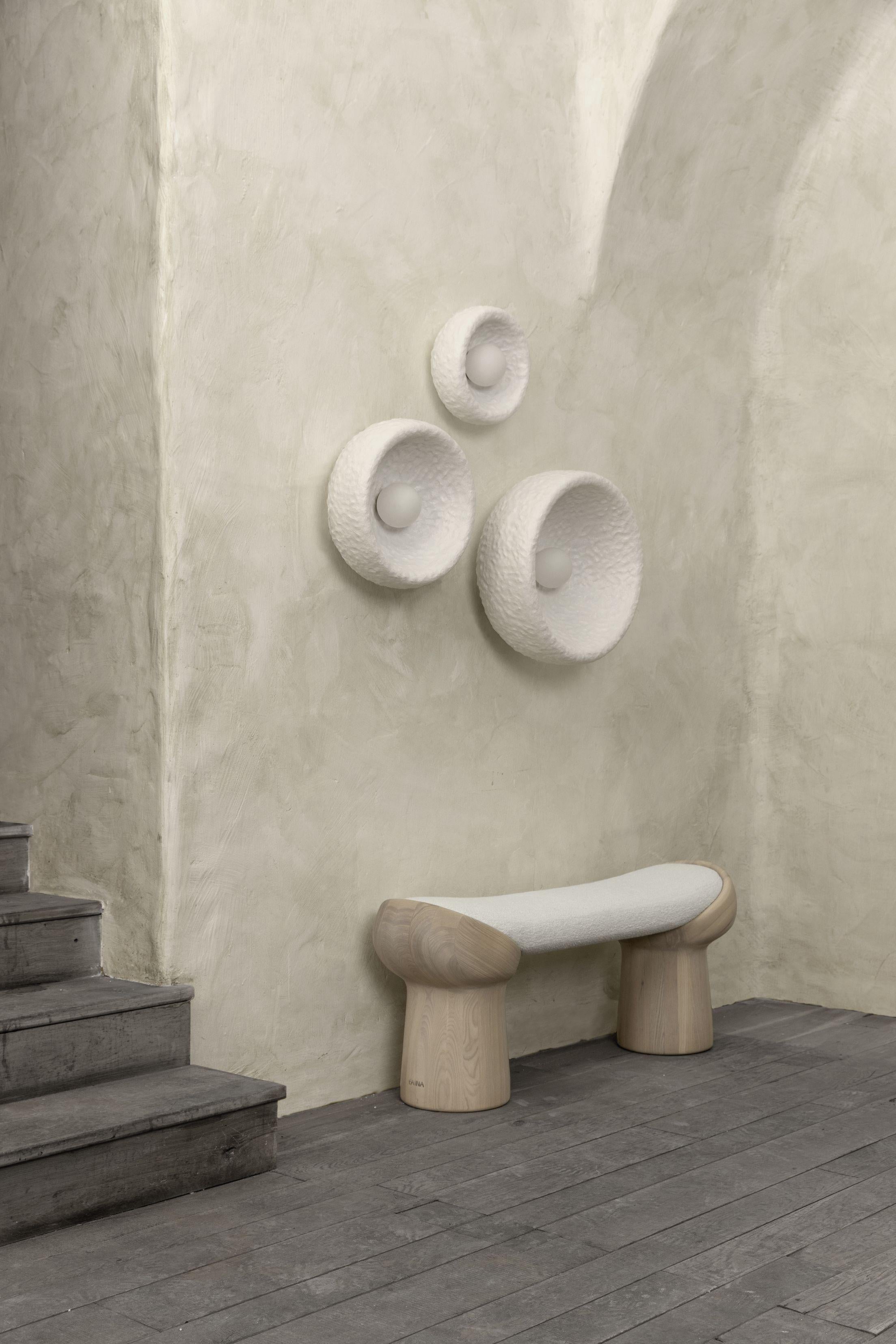 Clay Contemporary Wall Lamp by FAINA For Sale