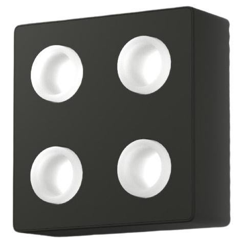 Lampe murale contemporaine Domino de Sylvain Willenz x il y a plusieurs années, anthracite